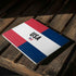 American Flag Color Block Surface Laptop 2 Skin